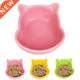 Head Pet Snack Ceramic Feeder Water Bear Food Hamster Bowl