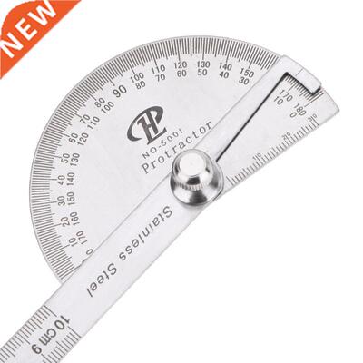 180 Degree Stainless Steel Protractor Angle Finder Rotary