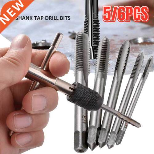 6pcsTap Wrench Set Thread Adjustable Hand Tap Chuck Set Tool