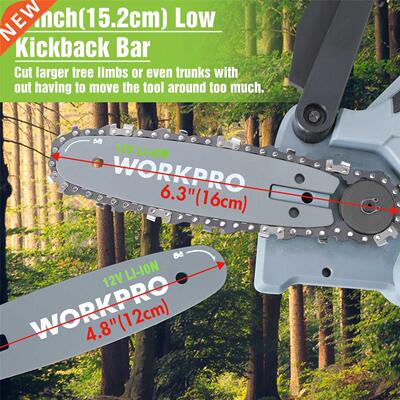 12V Cordless Mini ChainSaw Rechargeable Electric Pruning Ch