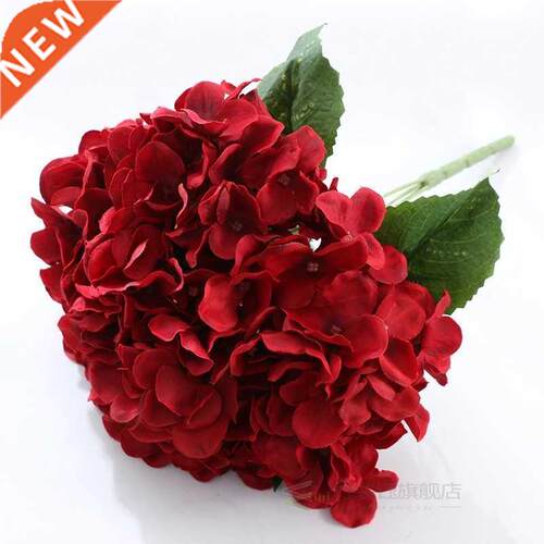 tificial Flower for Decoration 5 Heads Silk Hydrangea for