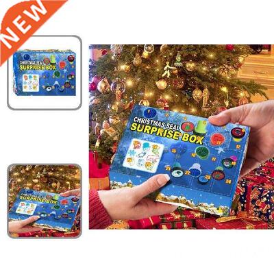 Portable Excellent Merry Christmas Stamps Blind Box