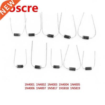 200pcs 10Values Rectifier Diode Assortment Electronic Kit 1N