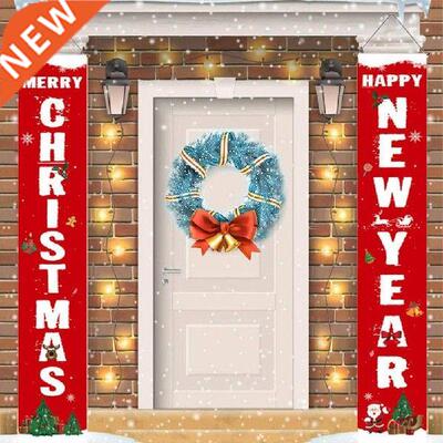 1 Par Christmas Banner Letter Print Fine Workmanship