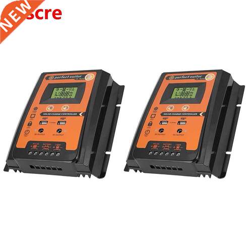 50A/70A 12V 24V Solar Charge Controller LCD Dual USB Solar R