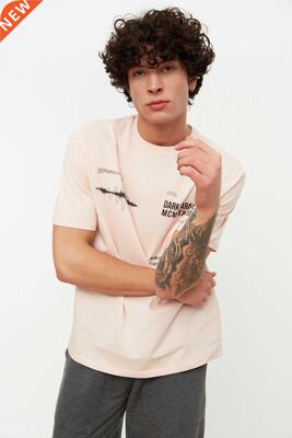 rendyol men's t-shirt TMNSS20TS1097 men's clothing fashion 2