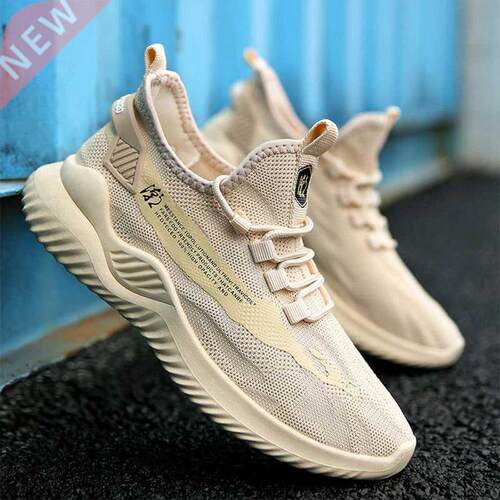 Fashion Mens Casual Shoes Breathable Mesh Men Running Sneake