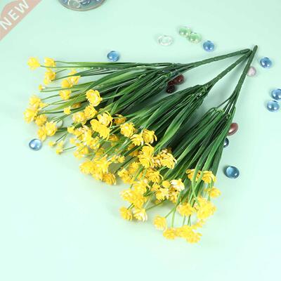 3pcs Plastic Floral Bouquets Lifelike Flower Decorations