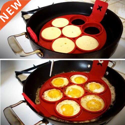 Egg Ring Pancake Maker Nonstick Round Heart Pancake Maker Eg