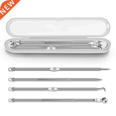 Dighealth 4PCS Stainless Steel Blackhead Remover Extraction