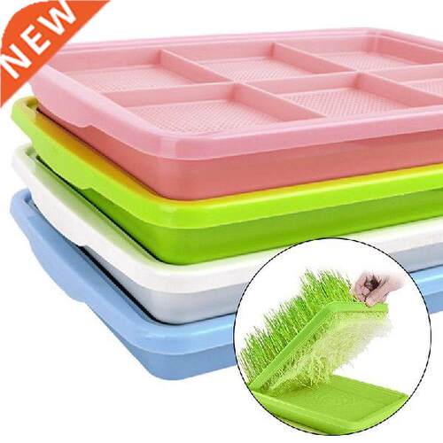 1 Pc Double Layer Bean Sprouts Plate Seedling Tray Growing