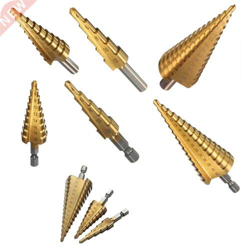 HSS drill Step drill Tapered Titanium 适用于 drill screwdriv