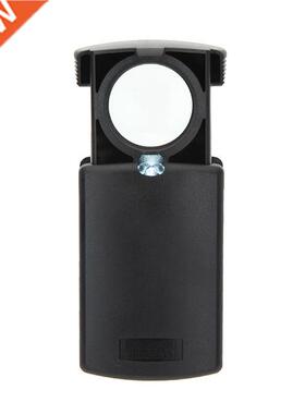 30X Magnifier Loupe with LED Light Magnified Tool Mini Pocke