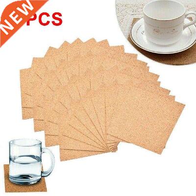 40pcs Cork Coasters Pad Reusable Drink  Table Decor