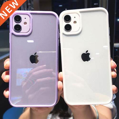 moskado Candy Color Border Shockproof Phone Case for iPhone