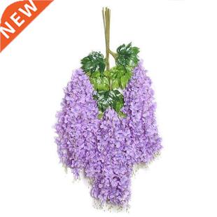 1Pc Artificial Wisteria Flower Plant Wall Hanging Vine
