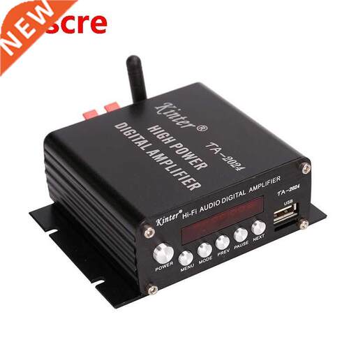 FM Radio Bluetooth-Compatible 2*40W Mp3 Player Audio Power A