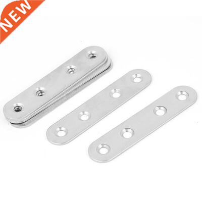 4 Hole Flat Straight Mending Repair Plate 80x17mm 6pcs