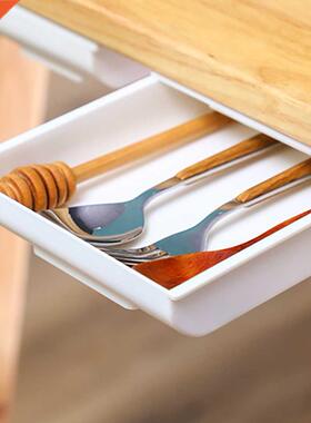New Self Stick Pencil Tray Desk Table Storage Drawer Organiz