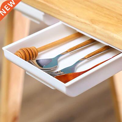 New Self Stick Pencil Tray Desk Table Storage Drawer Organiz