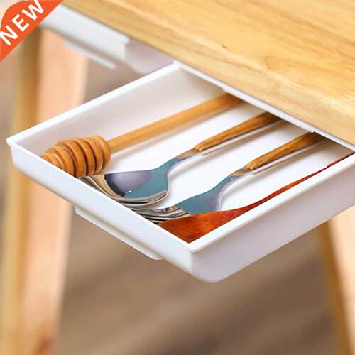 New Self Stick Pencil Tray Desk Table Storage Drawer Organiz