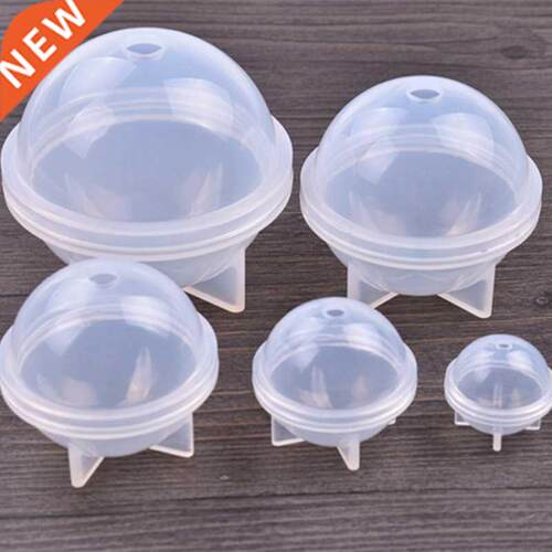 5pcs/ Set Bll Shpe Silicone Mold Pendnt Mould For Resin W