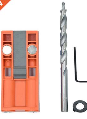 Carpentry Pocket Hole Jig 9.5mm Wood Drill Guide Bevel Angle