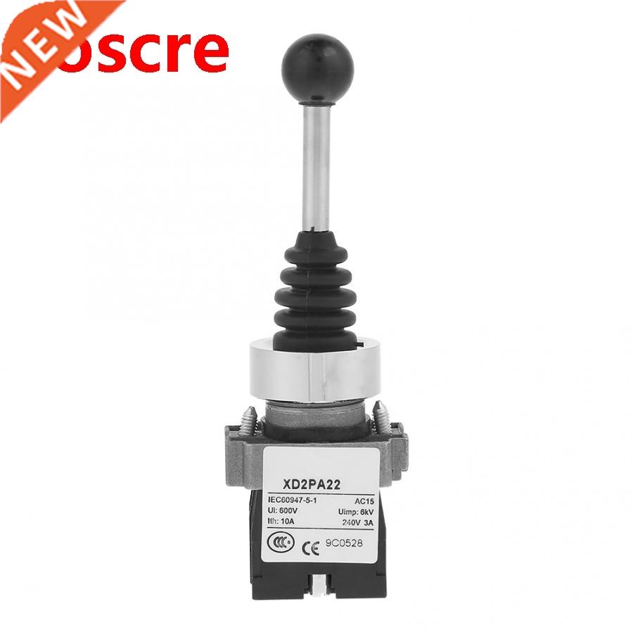 2Position Monolever Joystick Switch ,2NO Contacts Spring Ret