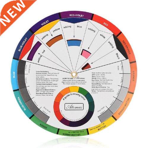 Professional Plastic Three-tier Tattoo Wheel Color Card