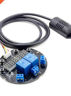 DC 12V Humidity Temperature Controller Module Digital
