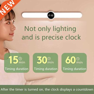Tble Lmp Clock LED Desk Lmp Study Reding MgneticTble L