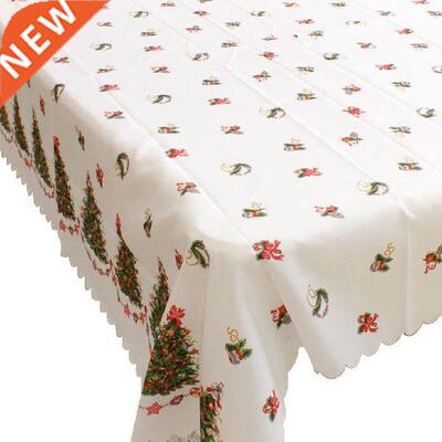 Christmas Themed Tablecloth Home Restaurant Dining Table