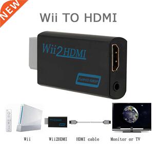W To HDM-compatble Adapter Converter 1080P Full HD 3.5mm