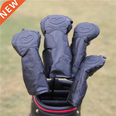 Golf club head cover set skull head cover fairway mixed wood