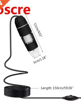 2MP 1080p  in 1 USB Type-C Micro-USB 1000X Microscope Magni