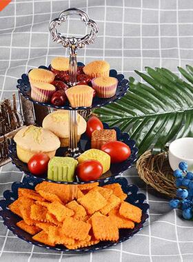Three-layer Fruit Plate Cake Stand Kitchen Accessories Home