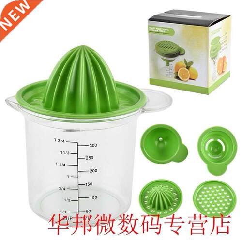 Household With Measuring Cup Fruits Plastic Portable Lemon J