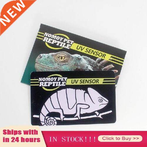 Reptiles Amphibiens UVB Light Lamp Bulb Test Card UV Tests