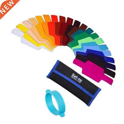 Evrensel Flaş Jelleri Aydınlatma Filtre SE-CG20-20 adet Komb