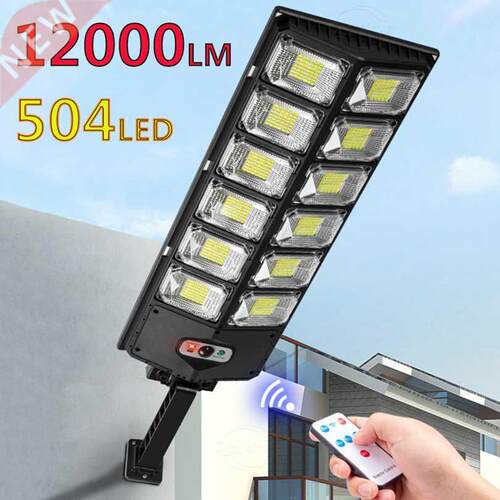 12000 Lumens Solar Led Light Outdoor Lighting 504 LED Garden