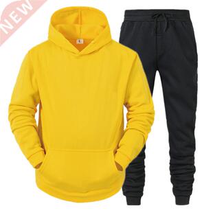 Men's Hoodie Suit Men Sports Wear Tracksuits Autumn Winter M