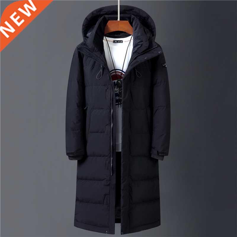 2021 Winter 90% White Duck Down Jacket Men Hooded Fashion Hi