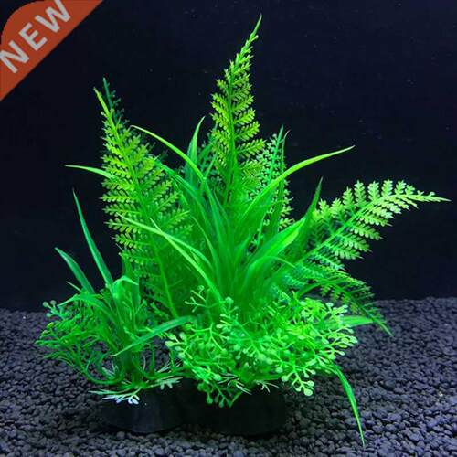 12 Kinds Artificial Aquarium Decor Plants Water Weeds Orname