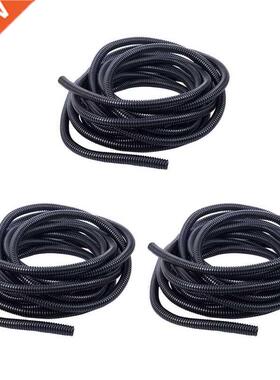 X 20 Ft Split Wire Loom Conduit Polyethylene Tubing Black C