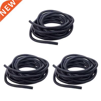 X 20 Ft Split Wire Loom Conduit Polyethylene Tubing Black C