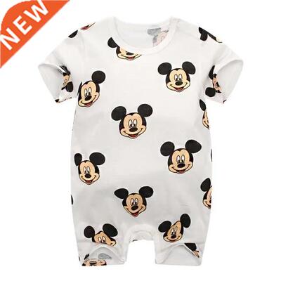Romper Baby Girl Summer Clothes 100% Cotton Short Sleeved J
