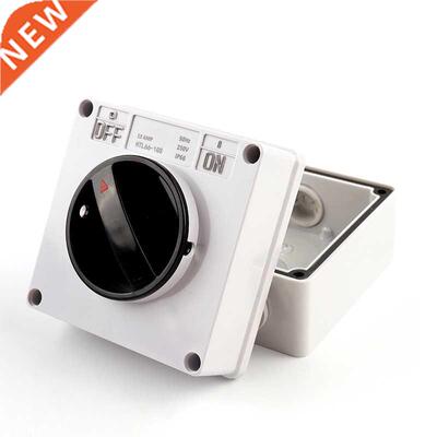 IP66 OFF-ON Plug Waterproof Box And Weatherproof Dustproof O