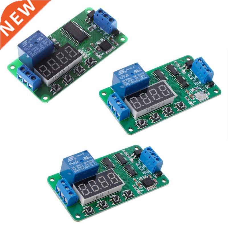 DC 5/12/24V Multfuncton Delay Relay Tmer Relay Swtch Tur