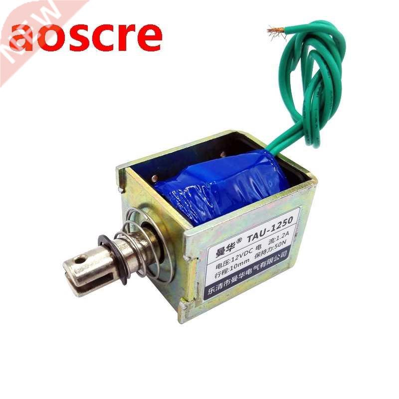 Open frame linear Solenoid electric magnet 24V TAU-1250 5kg/