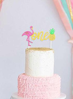 Glitter Pineapple Cake Decoration Birthday Cake Topper